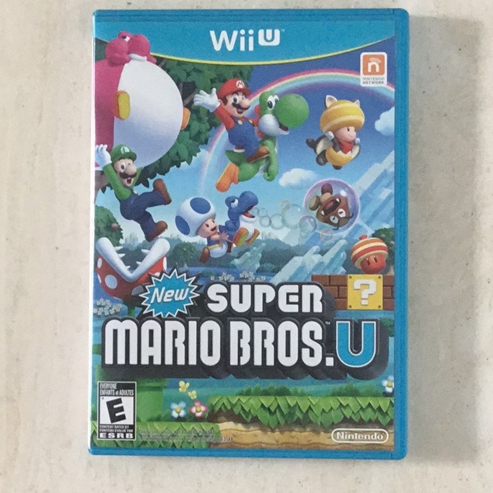 New Super Mario Bros U Nintendo Wii U Game CIB